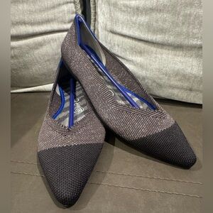 Rothy's Metallic Captoe Flats